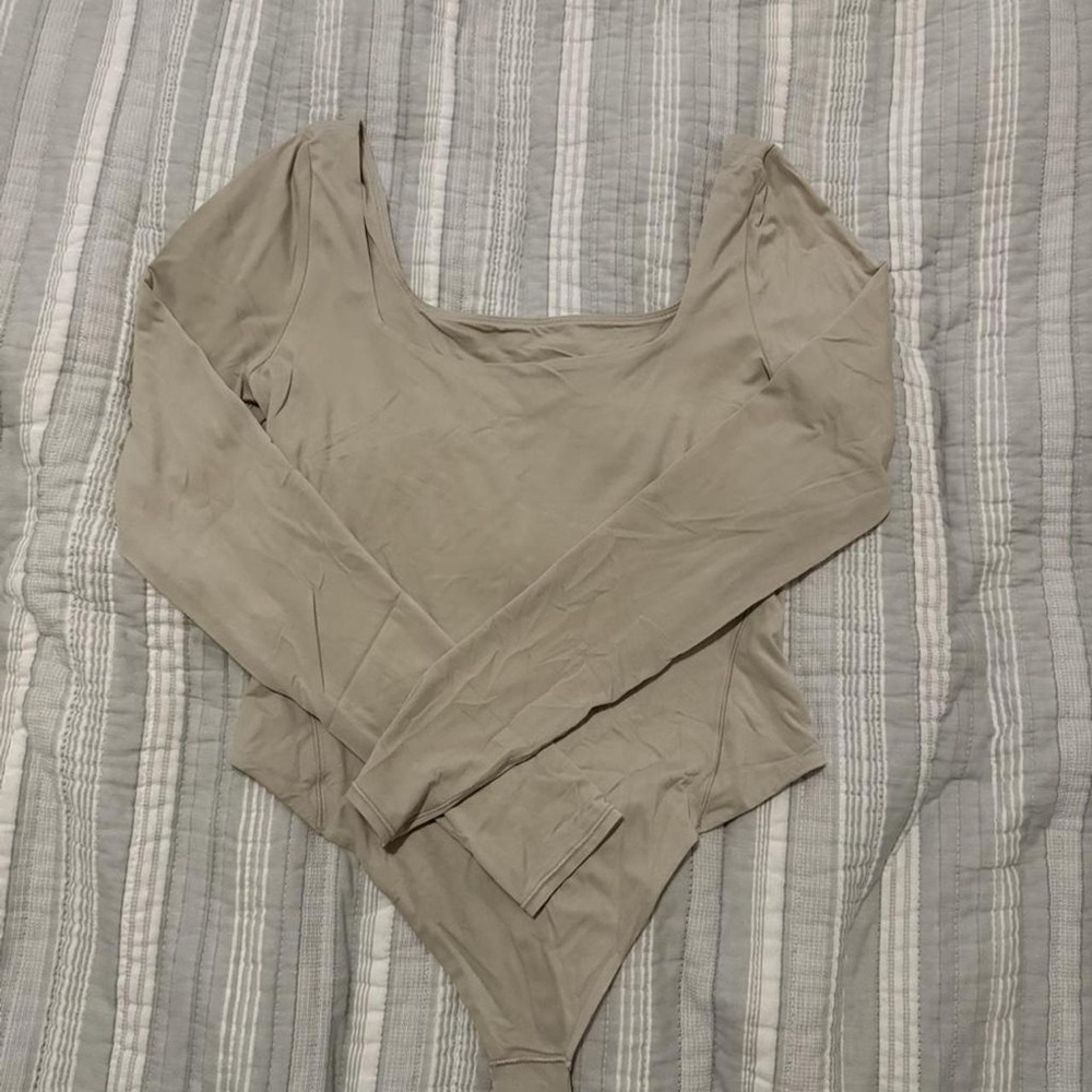 Lululemon Athletica Beige Bodysuit